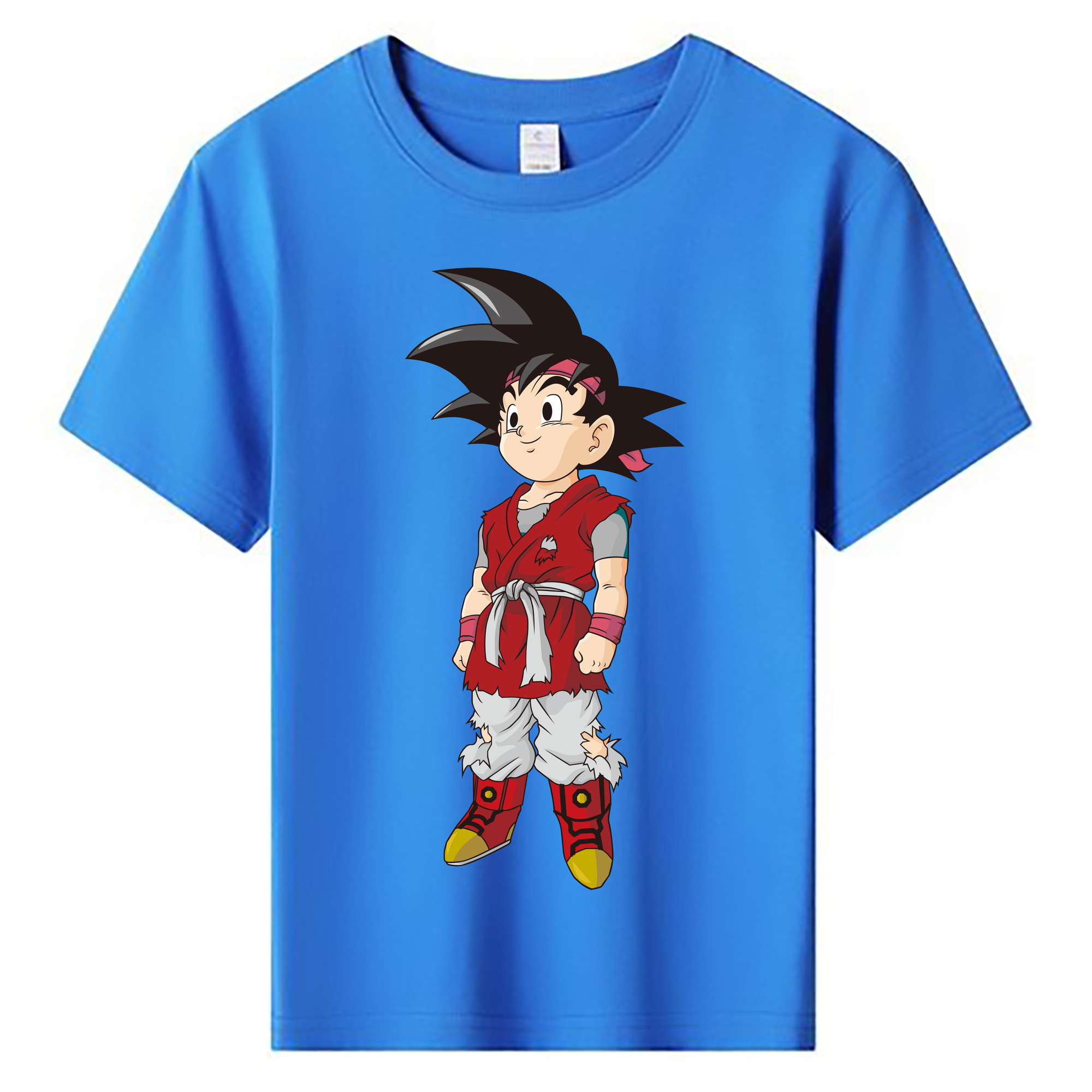 （画像用） ドラゴンボール 孫悟空（そん ごくう）Son Goku カカロット DRAGON BALL Kakarotto 綿100％キッズTシャツ（フロントプリント）